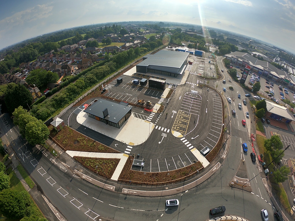 PHASE TWO OF TRAFFORD RETAIL PARK REACHES PRACTIAL COMPLETION