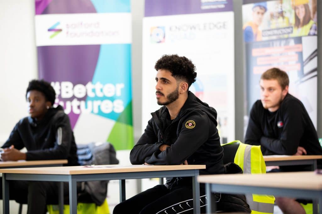 SINDALL CONSTRUCTION BRINGS SKILLS BOOST TO SALFORD WITH