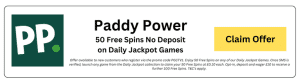 Paddy Power 50 Free Spins No Deposit