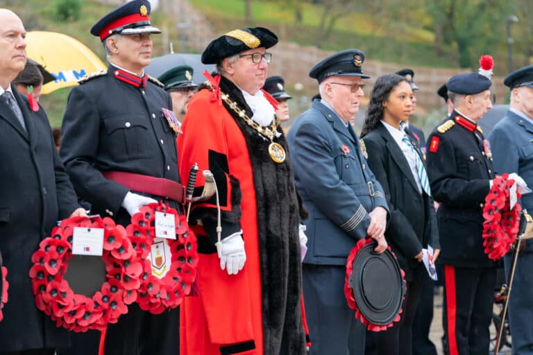 We will remember them: Rochdale falls silent for Remembrance Sunday