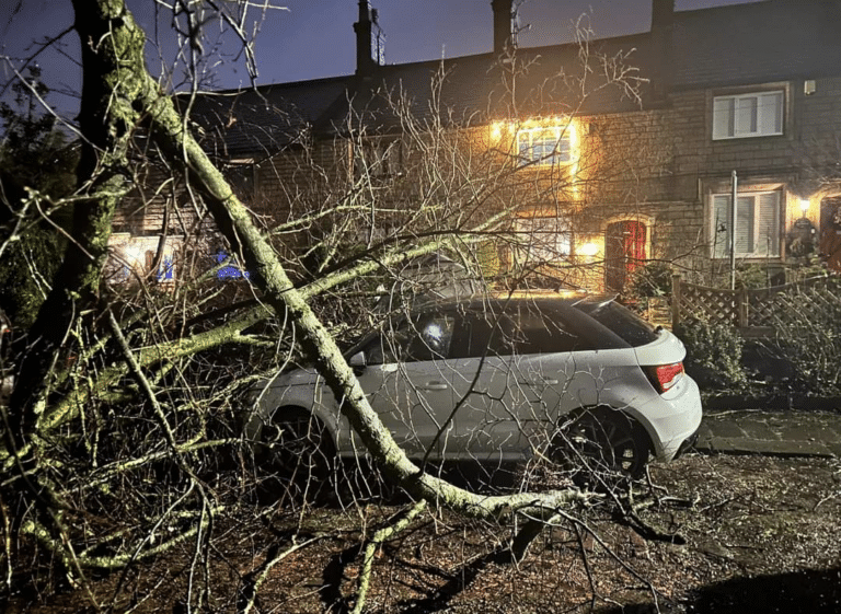 ‘Tornado’ causes mayhem in Stalybridge