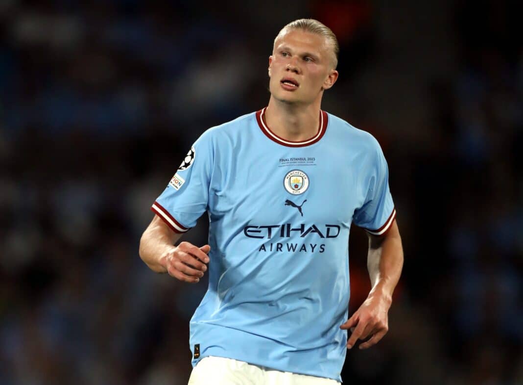 Manchester City striker Erling Haaland