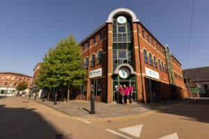 Vernon Building Society head office in Stockport