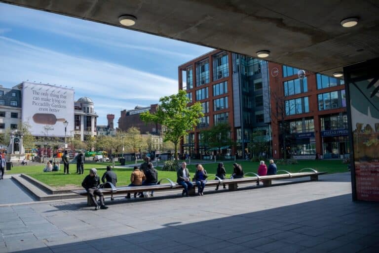 Criminality crackdown by police in Piccadilly Gardens