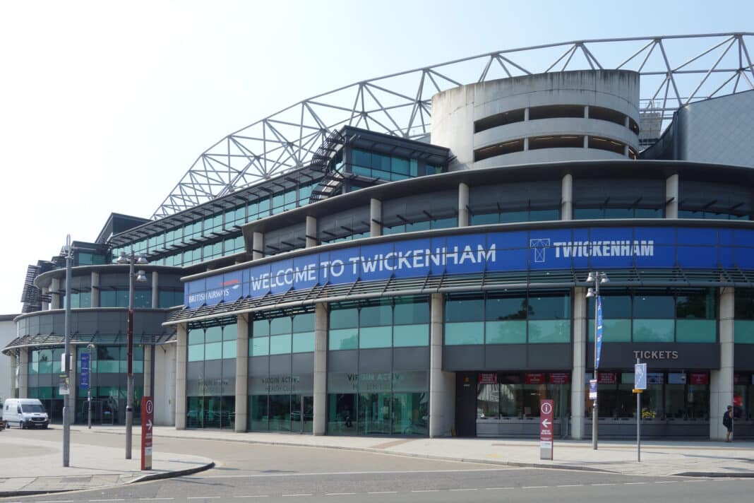 A photo of England rugby at Twickenham