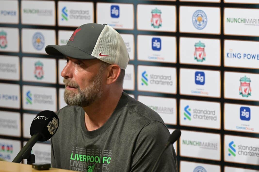 Liverpool manager Jurgen Klopp