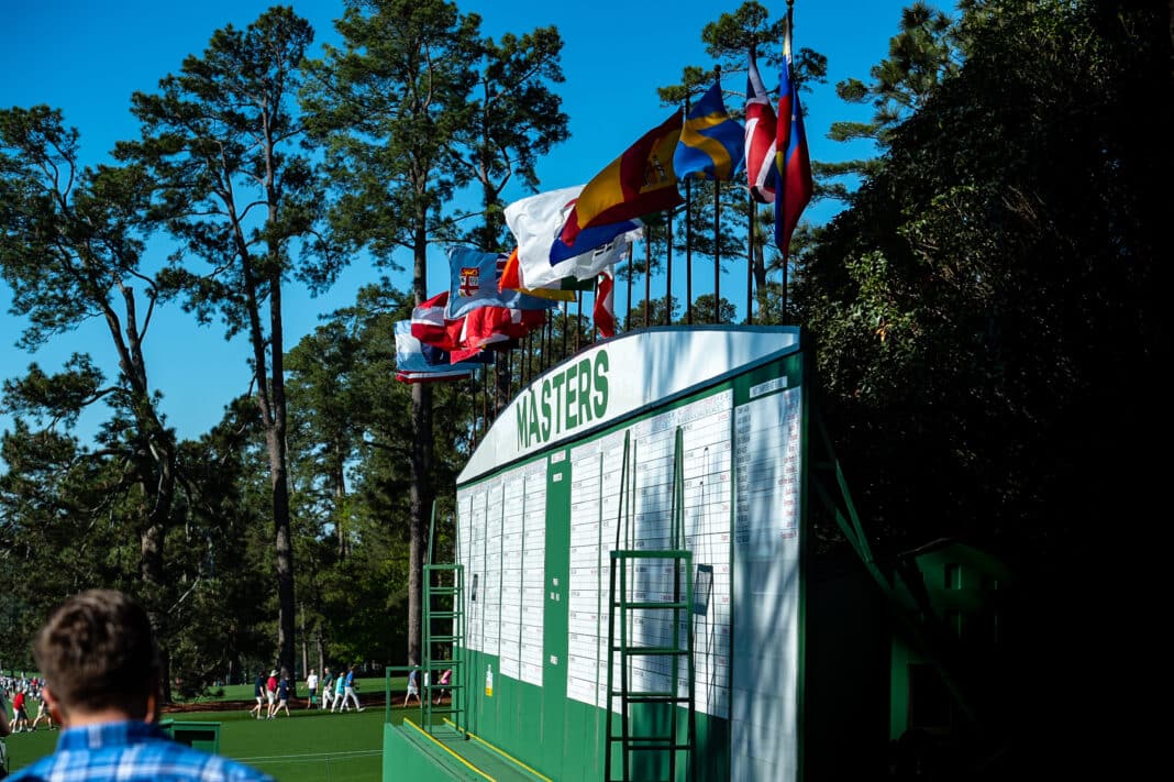 Bryson DeChambeau is the early leader at Augusta National