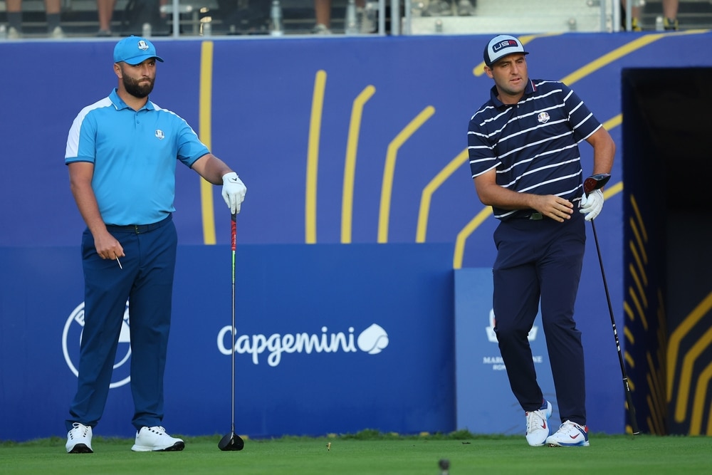 Scottie Scheffler and Jon Rahm