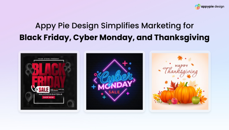 Appy Pie Design Empowers Black Friday & Cyber Monday Campaigns