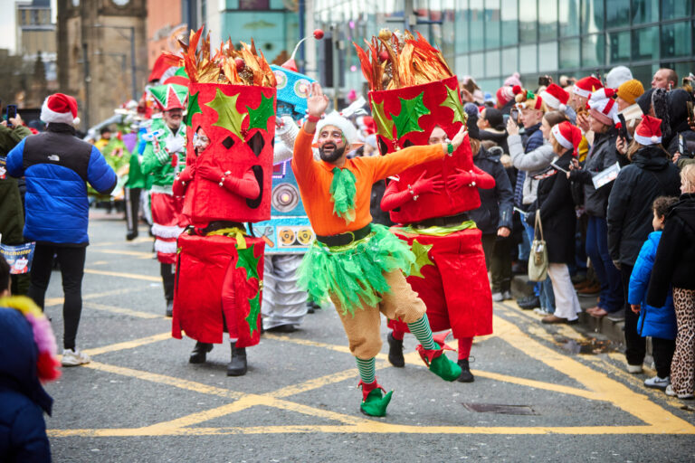Thousands turn out for Manchester Christmas Parade
