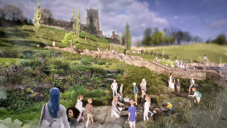 Major restoration of historic Broadfield Park Slopes moves forward