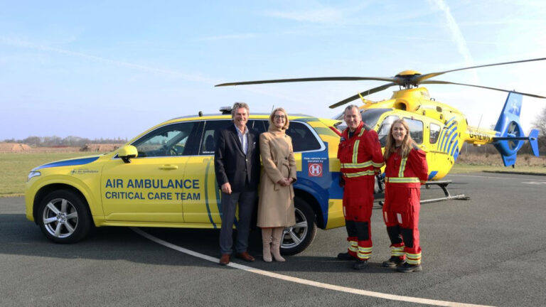 Charity funds critical care car for North West Air Ambulance