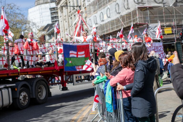St George’s Day parade returns to Manchester