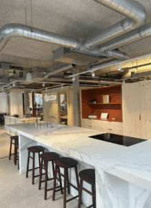 Experience Centre 1 straight stools