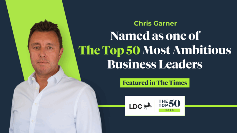 Avensure CEO Chris Garner Recognised Among the UK’s Top 50 Most Ambitious Business Leaders
