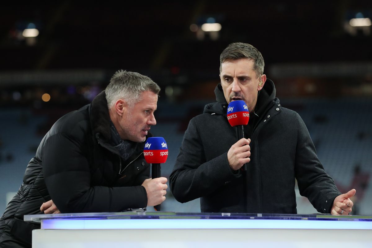 Sky Sports pundits Jamie Carragher and Gary Neville.