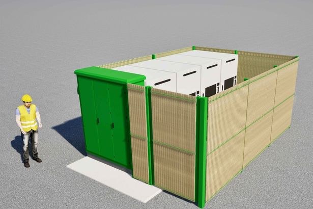 0 How the battery box would look credit AMP EnergyBolton council planning portal