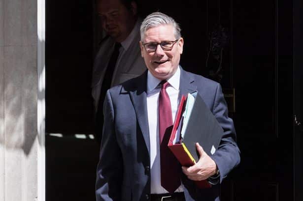 0 Keir Starmer Departs Downing Street for PMQs in London