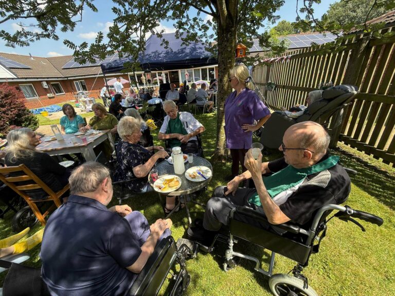 Eccles care home helps residents stay active and connected with summer programme